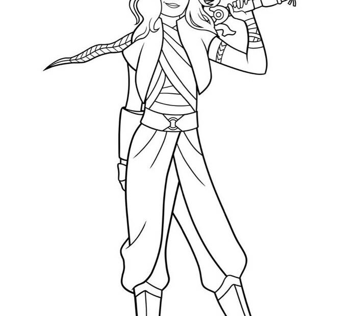 Raya And The Last Dragon Coloring Pages Free Printable PDF