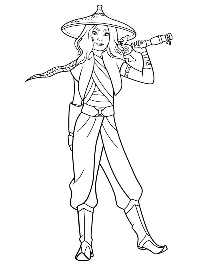 Raya And The Last Dragon Coloring Pages Free Printable PDF Raya And The Last Dragon Coloring Pages Free Printable PDF