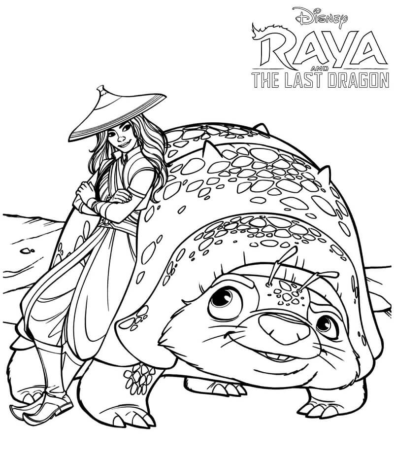 Raya Coloring Pages Raya Coloring Pages
