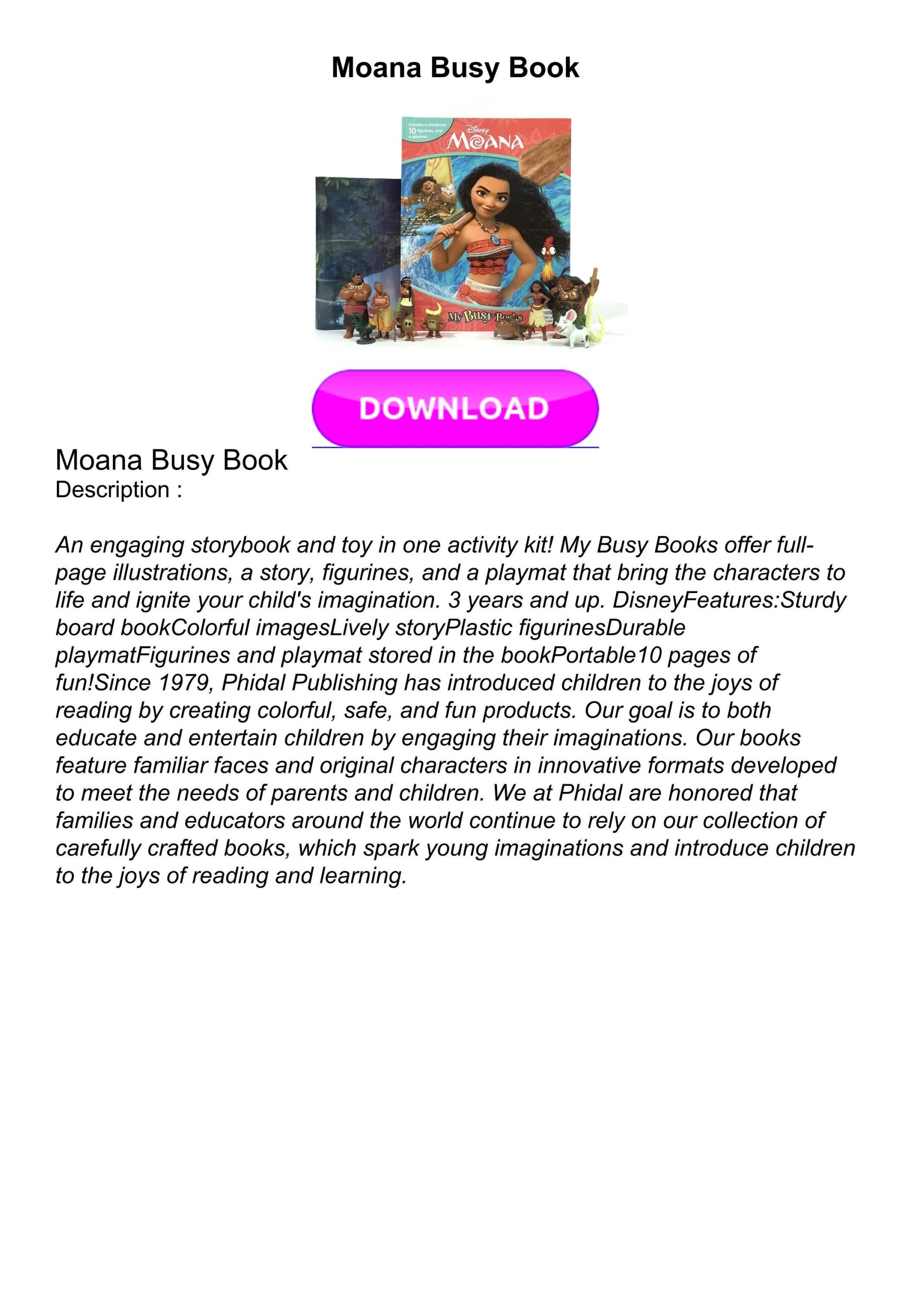 READ PDF Moana Busy Book By Rmnstoren Issuu READ PDF Moana Busy Book By Rmnstoren Issuu