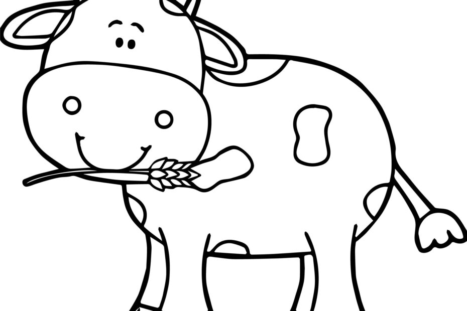 Realistic Cow Coloring Pages At GetDrawings Free Download