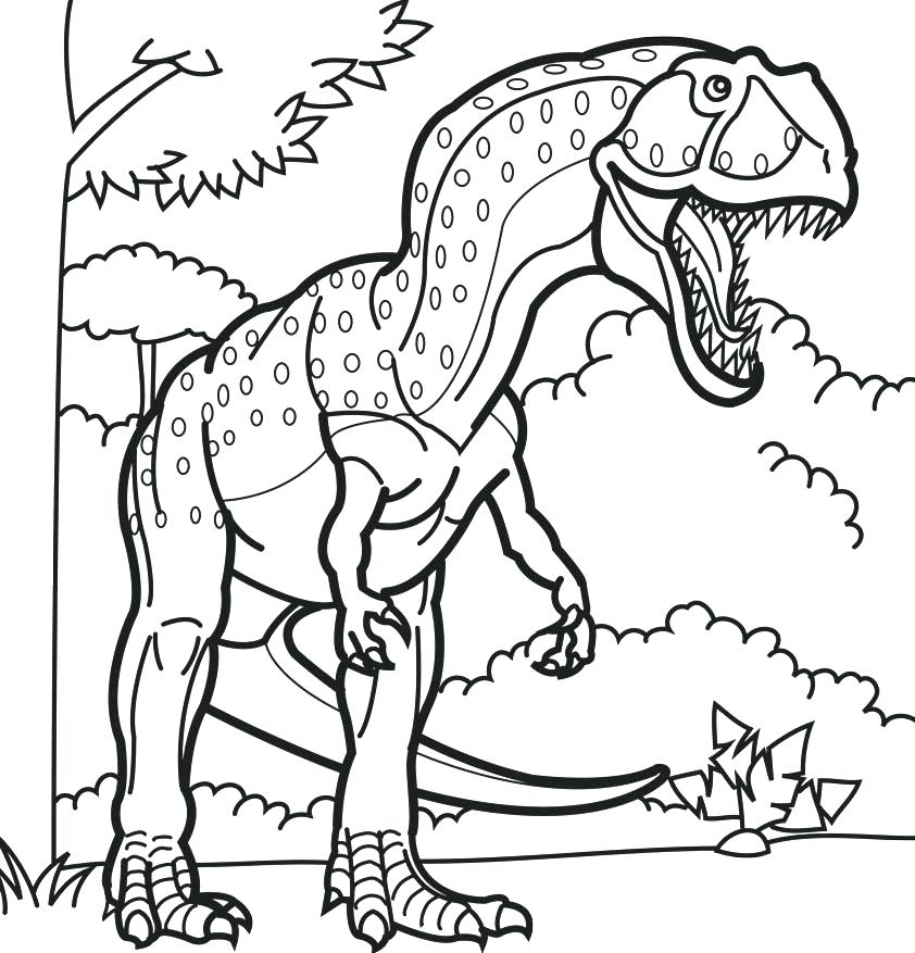 realistic dinosaur coloring sheets