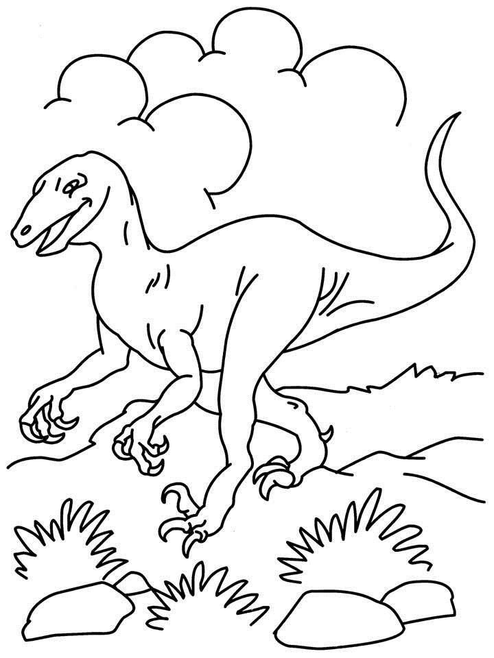 Realistic Dinosaur Coloring Pages Coloring Home