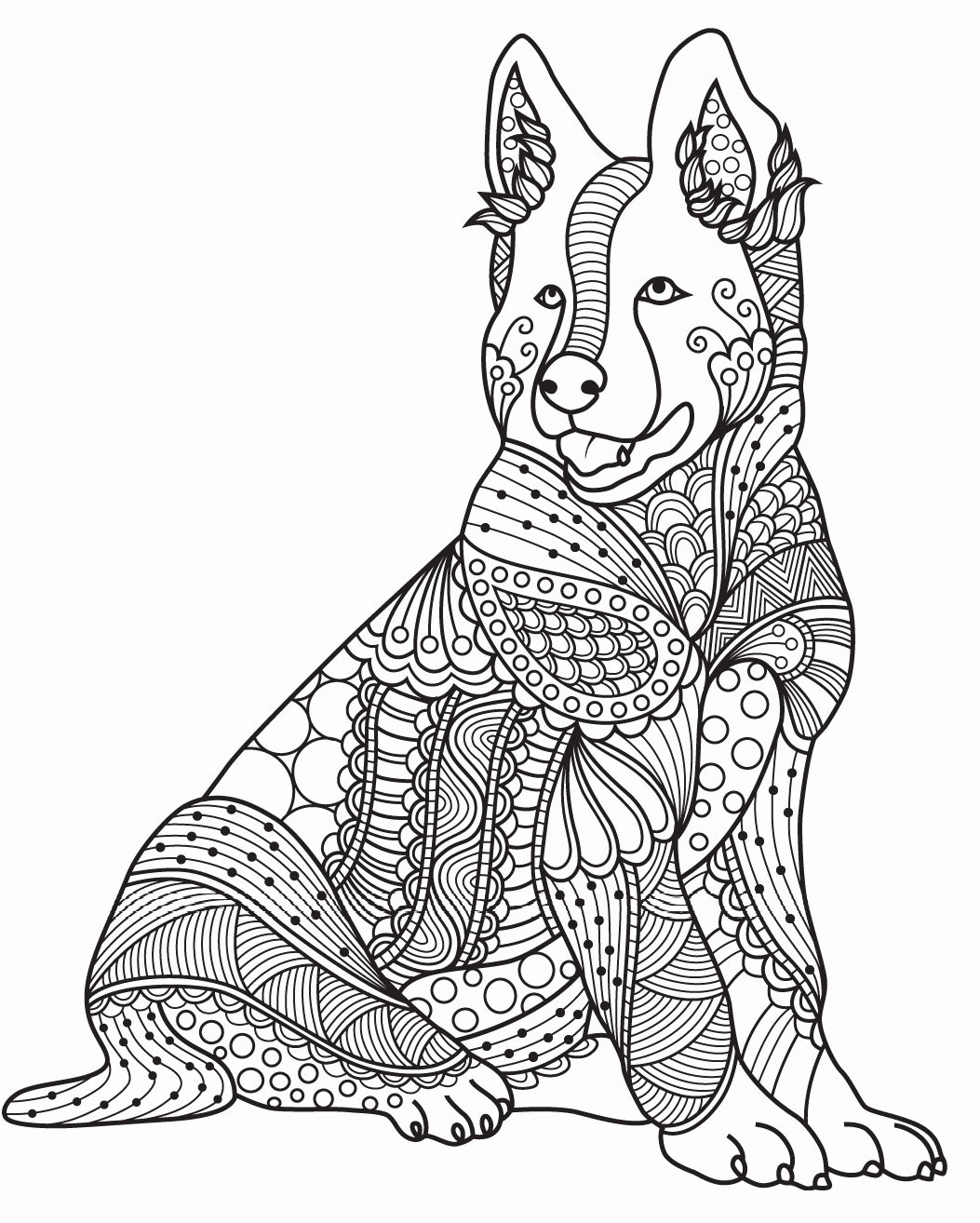 Realistic Dog Coloring Pages At GetDrawings Free Download Realistic Dog Coloring Pages At GetDrawings Free Download