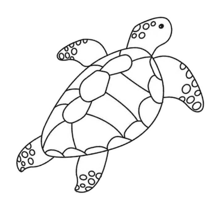 Realistic Sea Turtle Coloring Page Free Printable PDF Realistic Sea Turtle Coloring Page Free Printable PDF