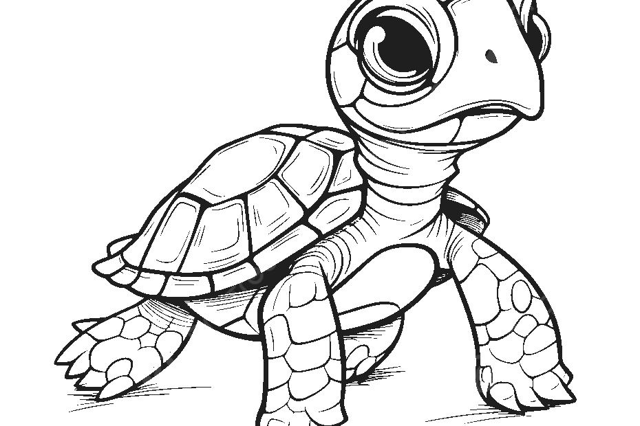 Realistic Turtle Coloring Pages Coloring Pages