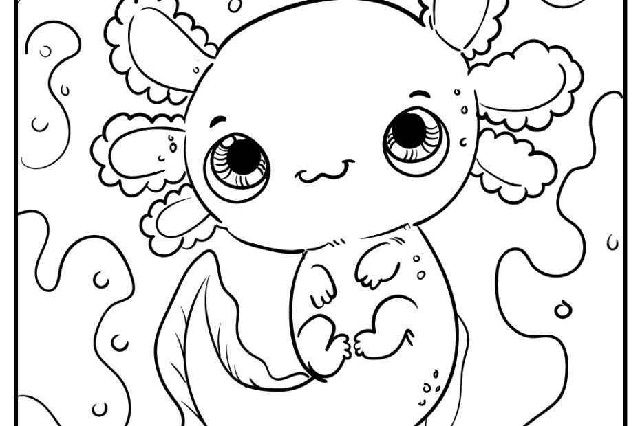 Really Cute Animals Coloring Pages Coloring Home