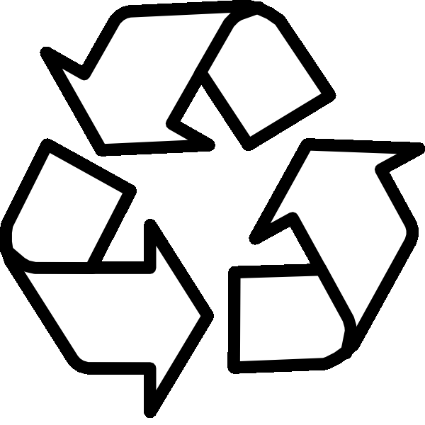Recycling Symbol Coloring Page Recycling Symbol Coloring Page
