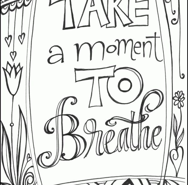 Relaxation Coloring Pages Coloring Home