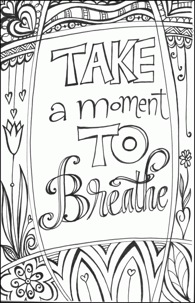 Relaxation Coloring Pages Coloring Home