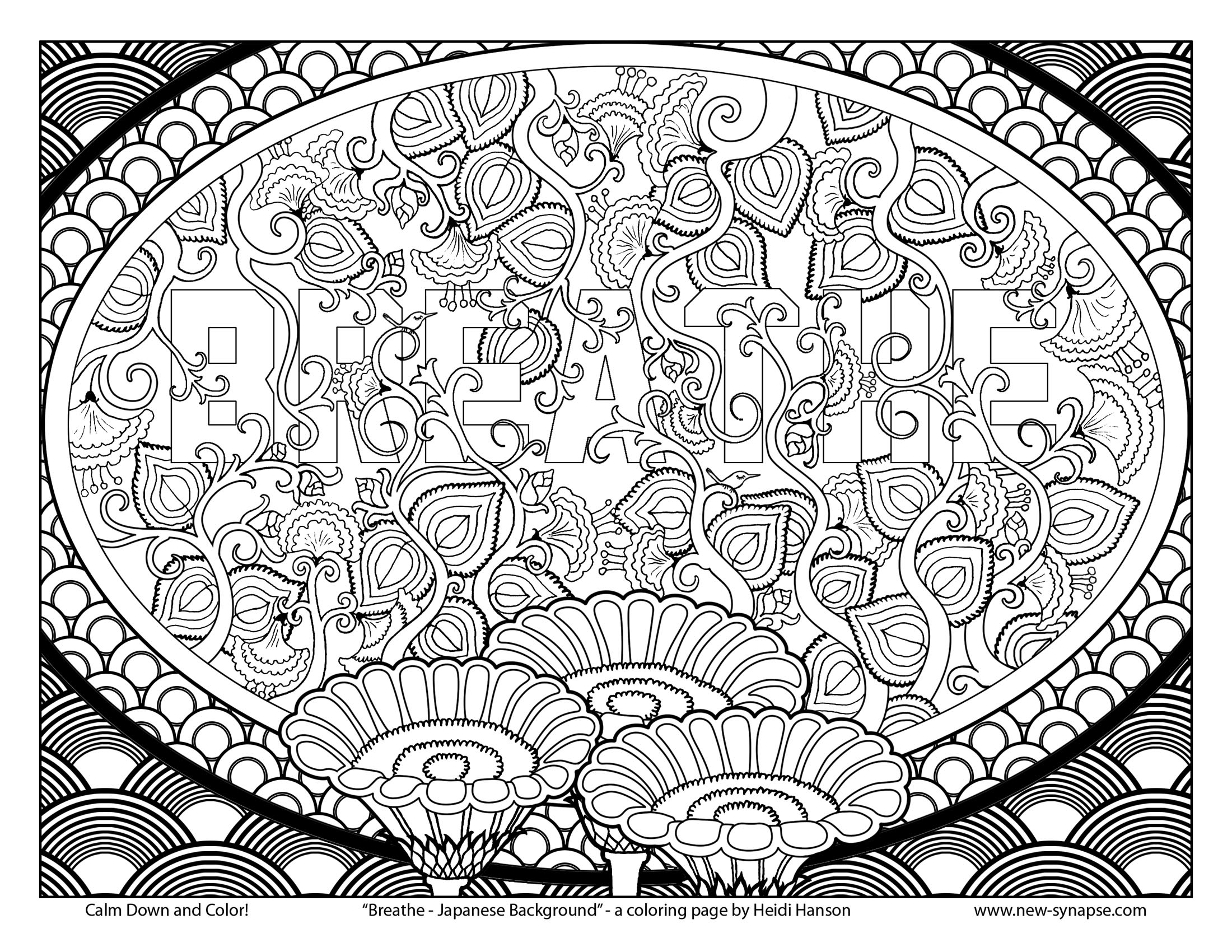 Relaxation Coloring Pages Coloring Home
