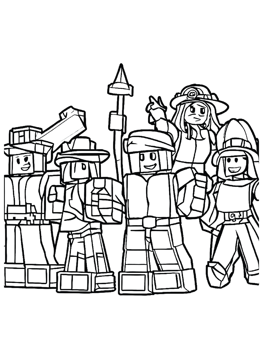 Roblox Character Coloring Pages Free Printable Coloring Pages Roblox Character Coloring Pages Free Printable Coloring Pages