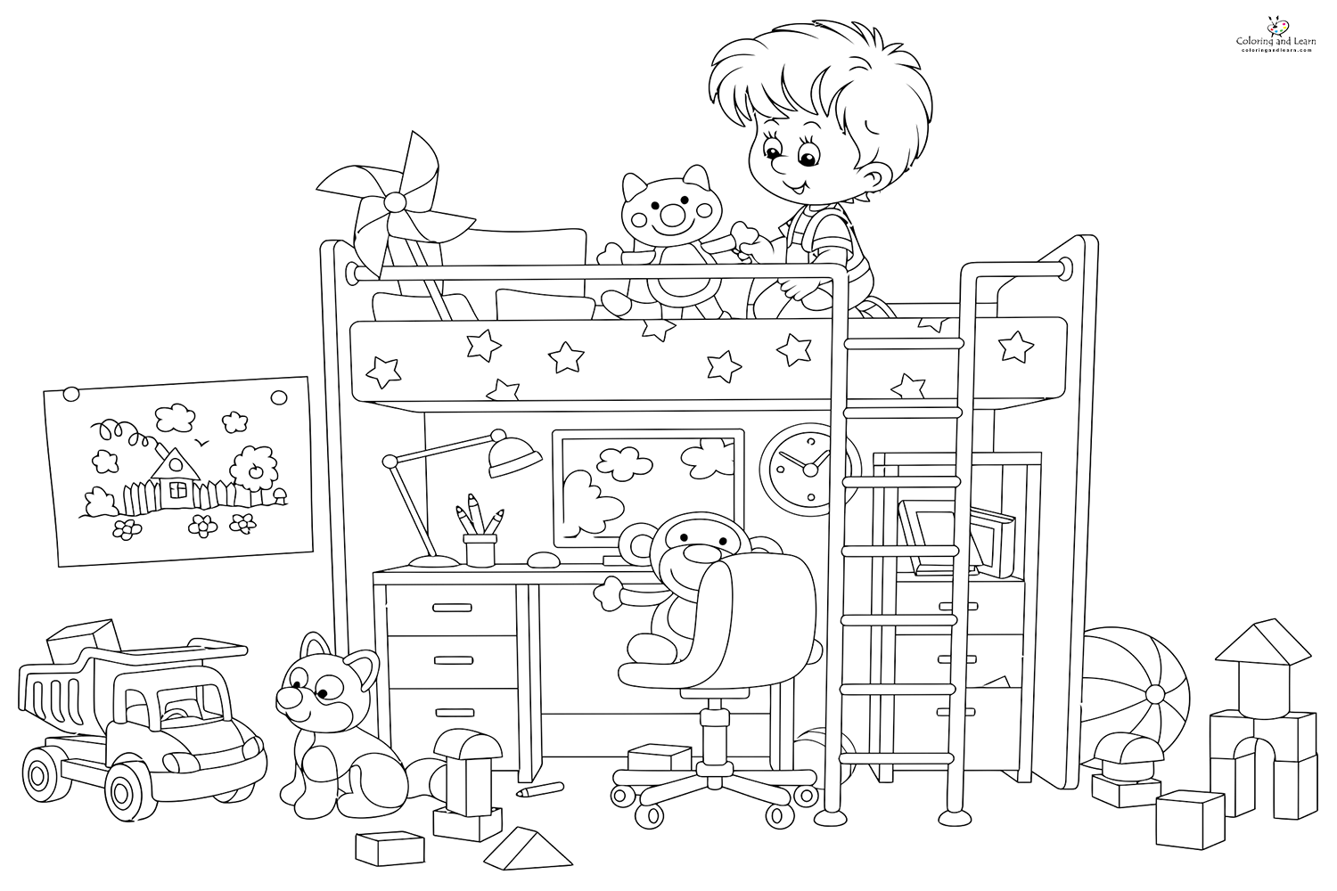 Room Coloring Pages FREE 2025 Coloring And Learn Room Coloring Pages FREE 2025 Coloring And Learn
