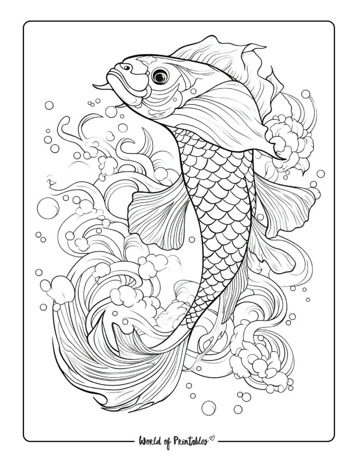 Sea Animal Coloring Pages For Kids Adults World Of Printables Sea Animal Coloring Pages For Kids Adults World Of Printables