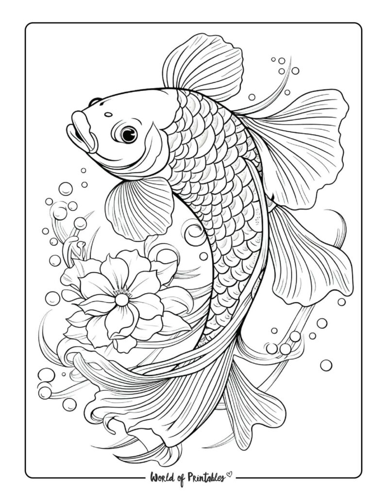 Sea Animal Coloring Pages For Kids Adults World Of Printables Sea Animal Coloring Pages For Kids Adults World Of Printables
