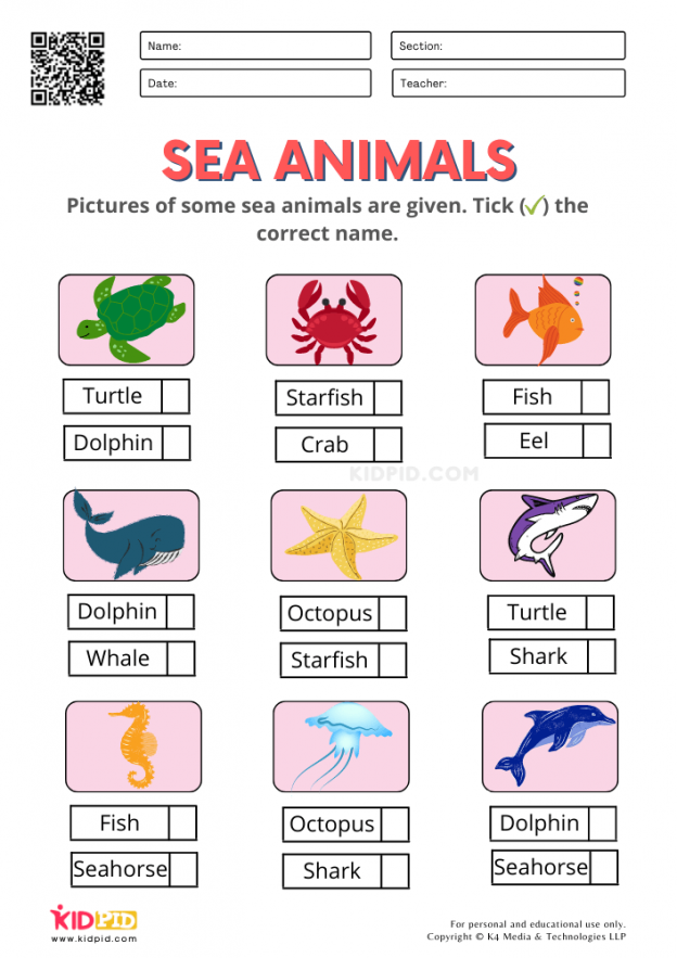 free printables of sea animals free printables of sea animals