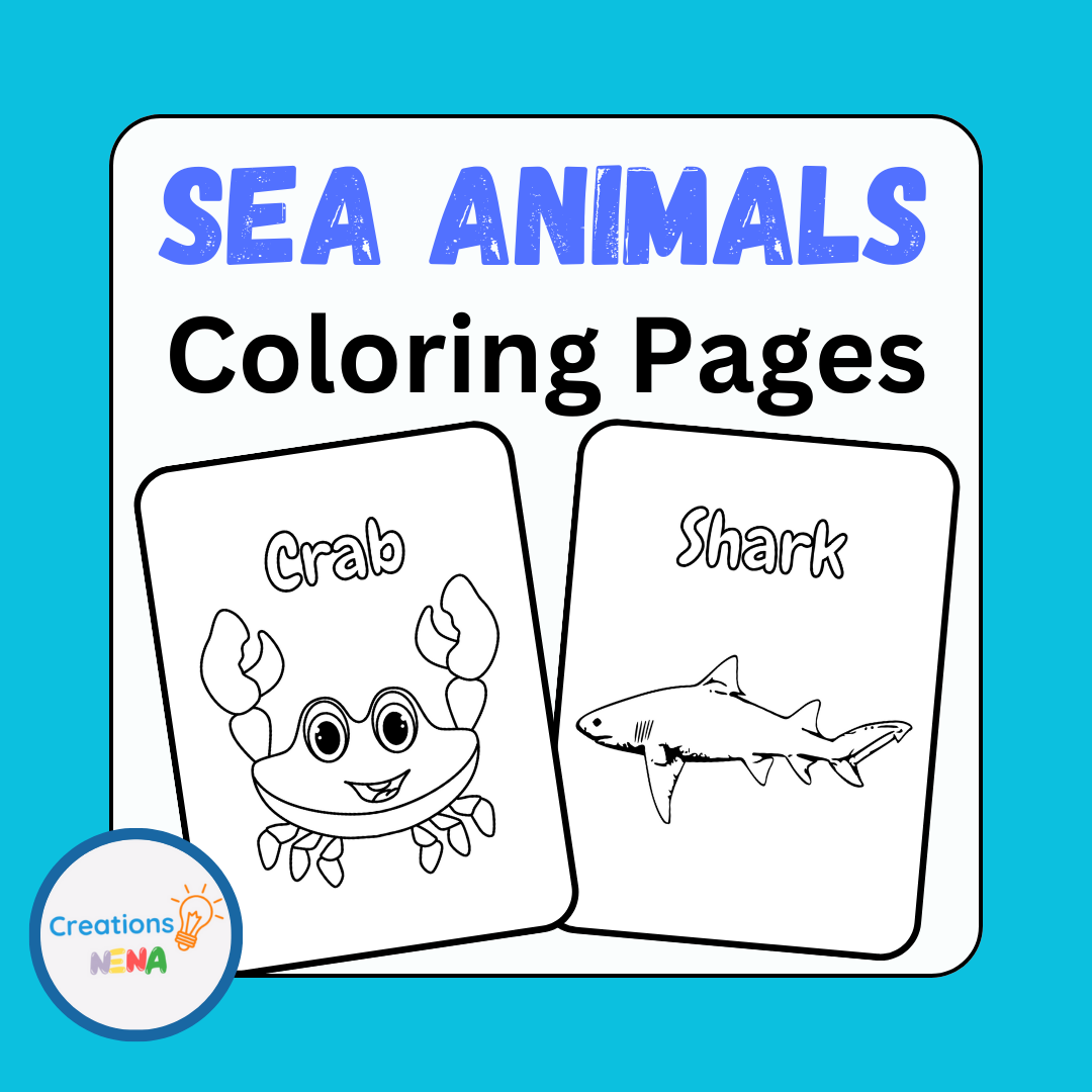 Sea Animals Coloring Pages Made By Teachers Sea Animals Coloring Pages Made By Teachers