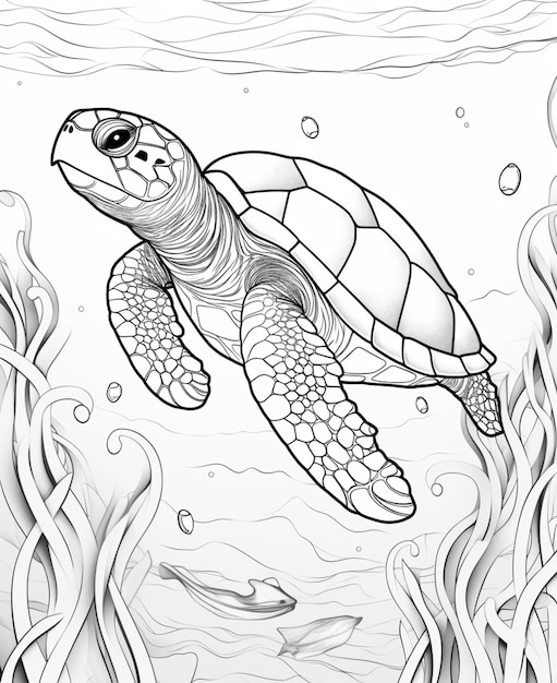 Sea Turtle Drawing Colouring Pages Free Printable Infoupdate Sea Turtle Drawing Colouring Pages Free Printable Infoupdate