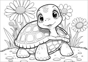 Sea Turtle Drawing Colouring Pages Free Printable Infoupdate