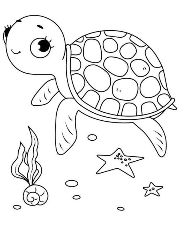 Sea Turtle Printable Coloring Page Free Printable PDF Sea Turtle Printable Coloring Page Free Printable PDF