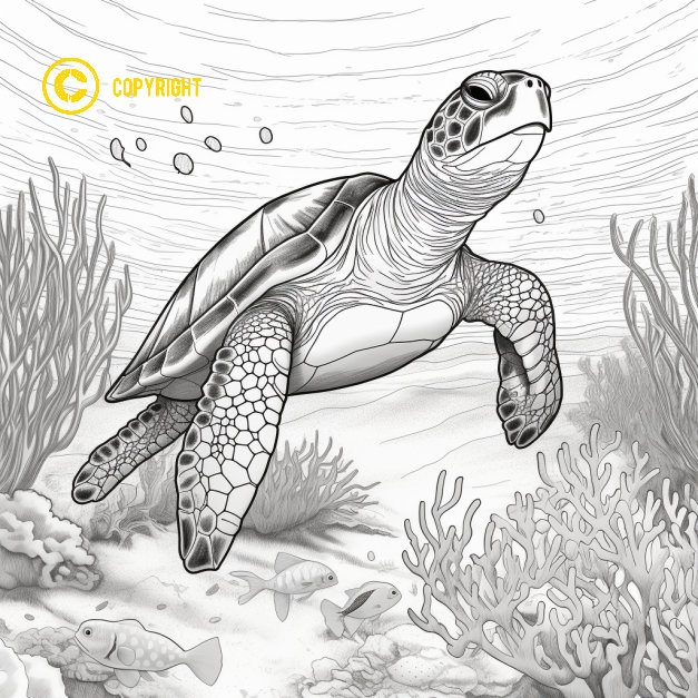 Sea Turtles Coloring Pages 4 Realistic Turtles Coloring To Print And Sea Turtles Coloring Pages 4 Realistic Turtles Coloring To Print And