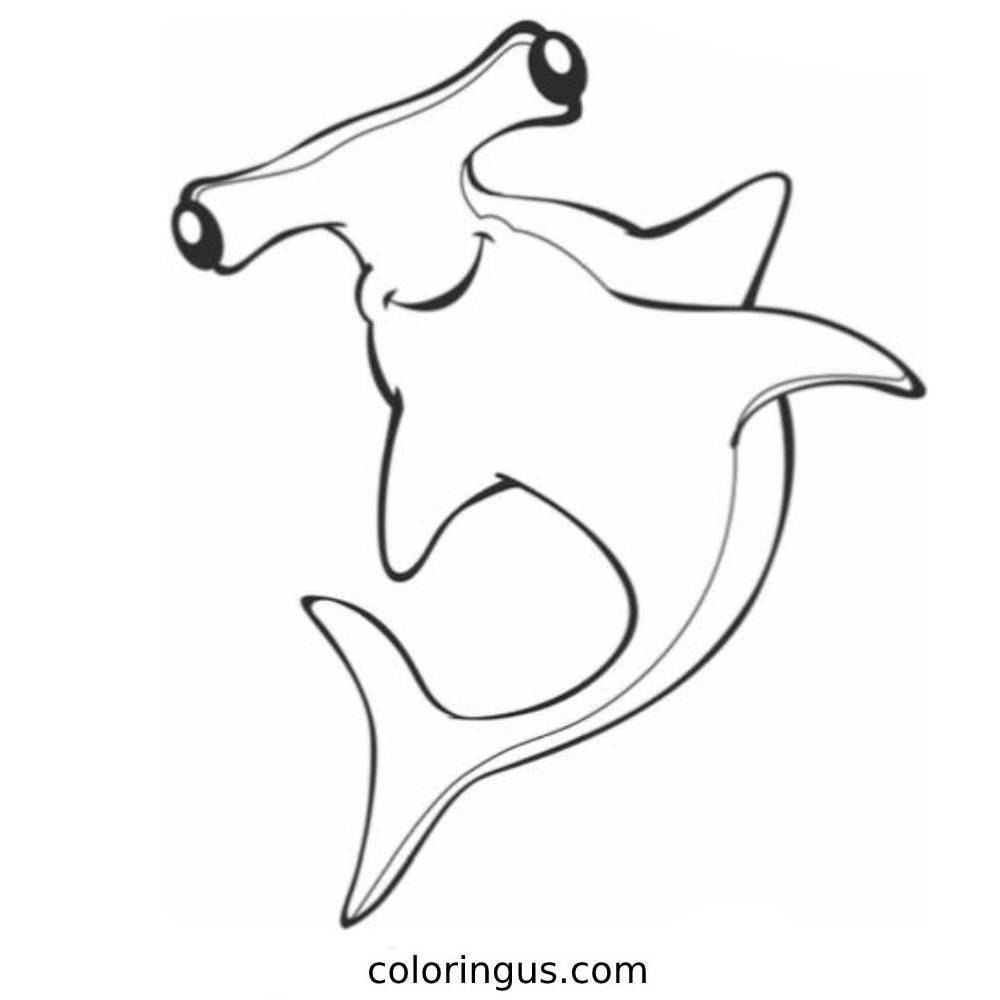 Shark Coloring Pages Free Printable PDF Shark Coloring Pages Free Printable PDF