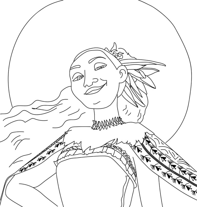 Simea And Moana From Moana 2 Coloring Page Color Palette Simea And Moana From Moana 2 Coloring Page Color Palette