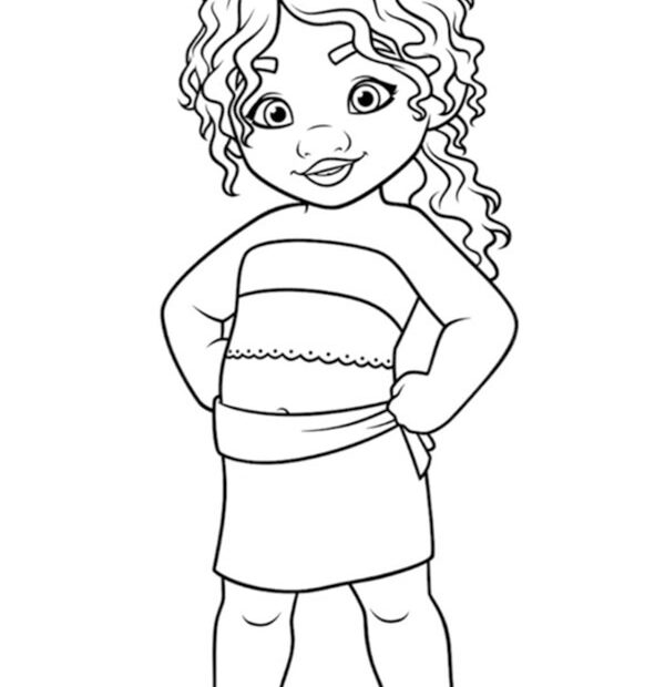 Simea Moana 2 Coloring Page Funny Coloring Pages