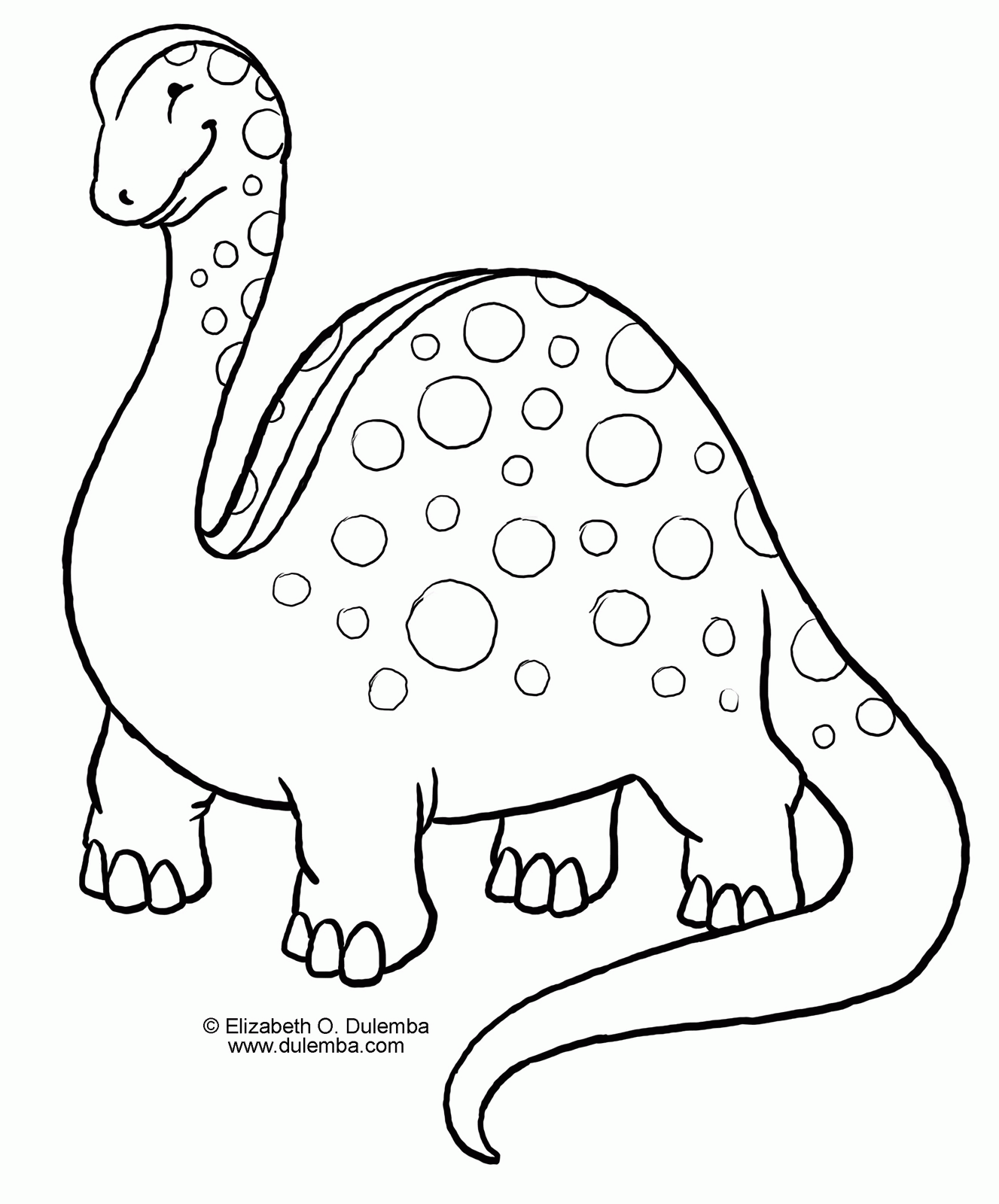 Simple Dinosaur Coloring Page Coloring Home Simple Dinosaur Coloring Page Coloring Home