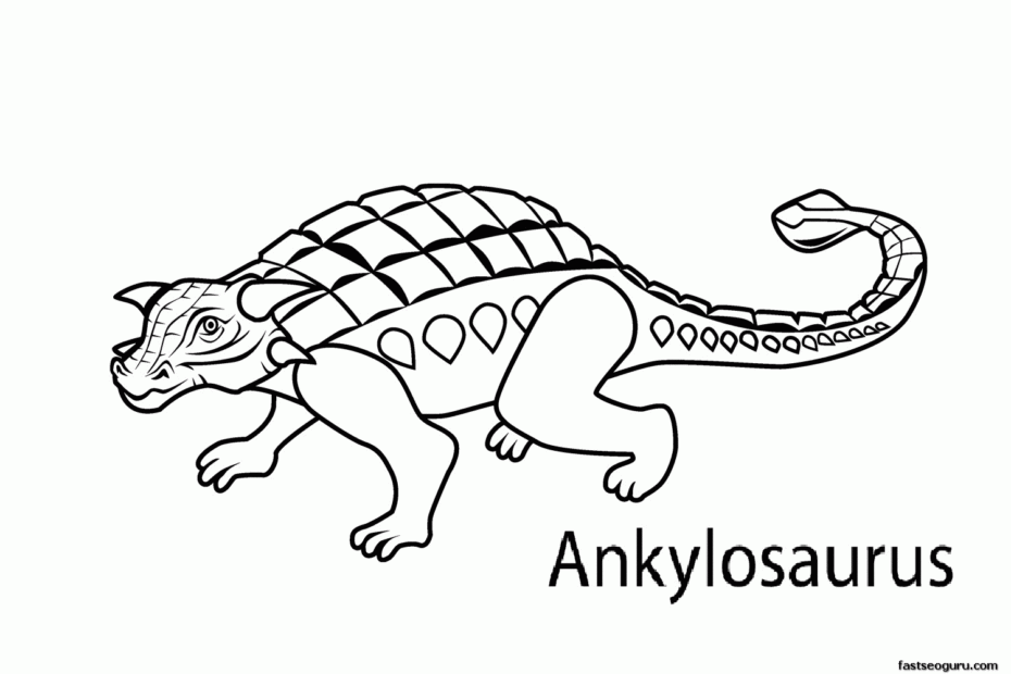 Simple Dinosaur Coloring Pages Coloring Home