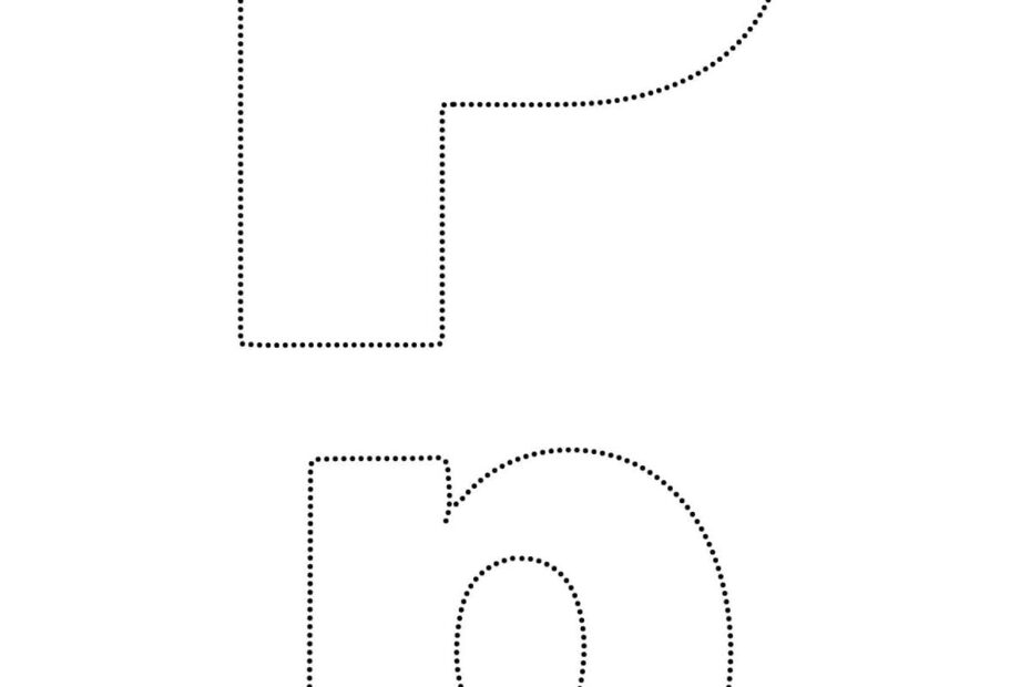 Simple Letter P Tracing Coloring Page Download Print Or Color Online