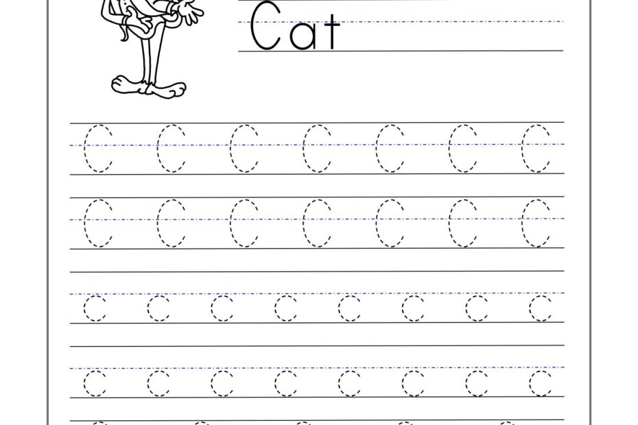 Simple Letter Tracing Worksheets Letter Tracing Worksheets