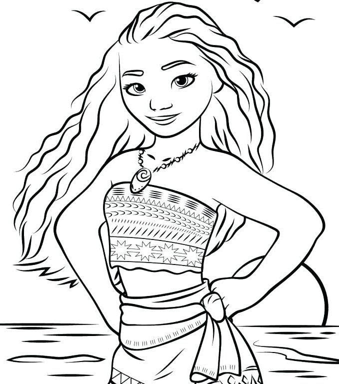 Simple Moana Coloring Pages Pictures Line Drawing Free Printable Simple Moana Coloring Pages Pictures Line Drawing Free Printable