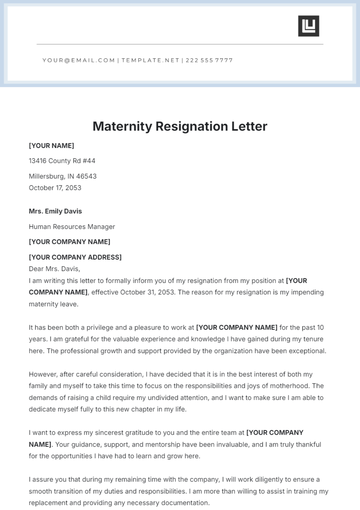 Sle Resignation Letter Template Word Free Printable Infoupdate Sle Resignation Letter Template Word Free Printable Infoupdate