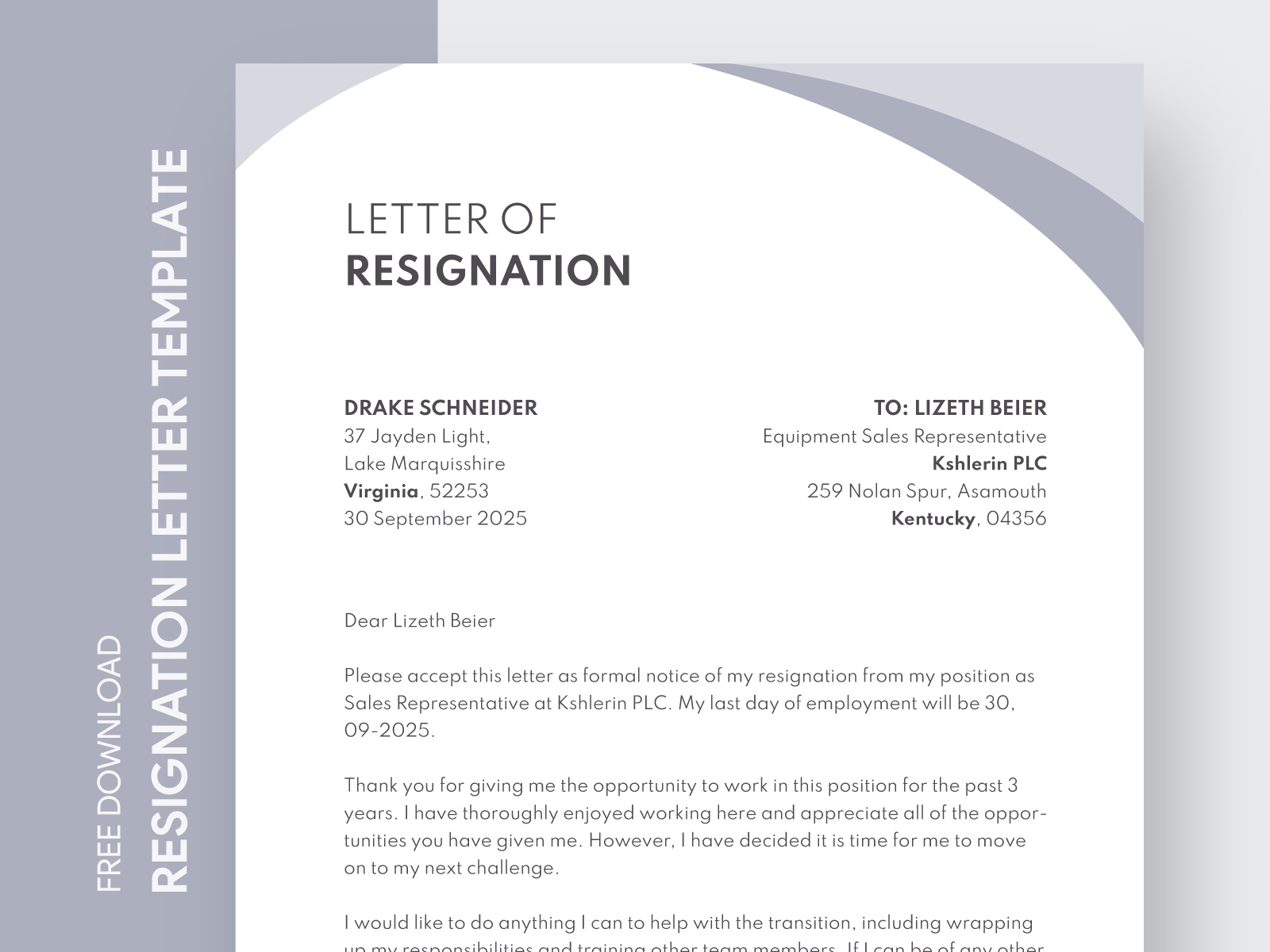 Sle Resignation Letter Template Word Free Printable Infoupdate Sle Resignation Letter Template Word Free Printable Infoupdate