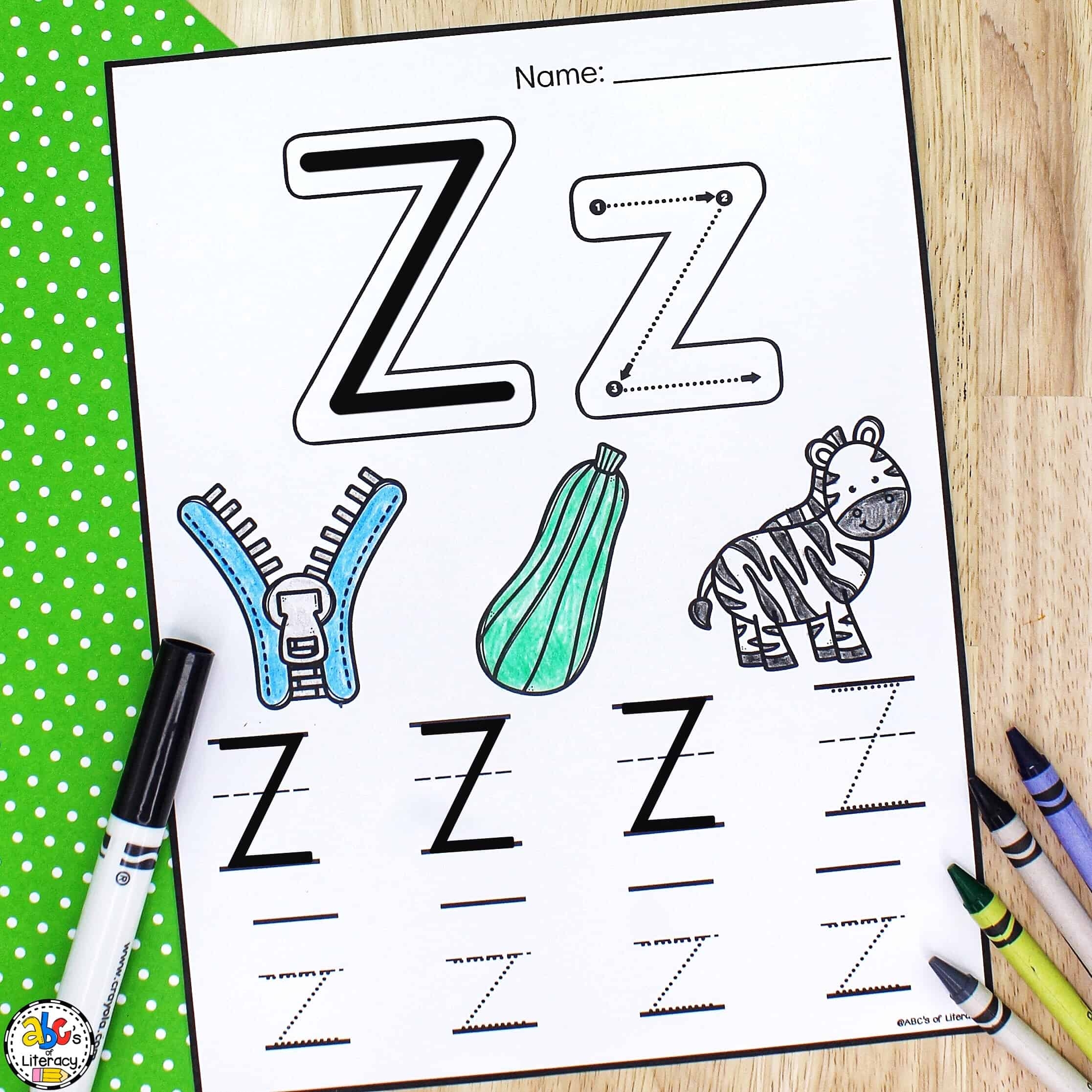 preschool letter tracing worksheets free