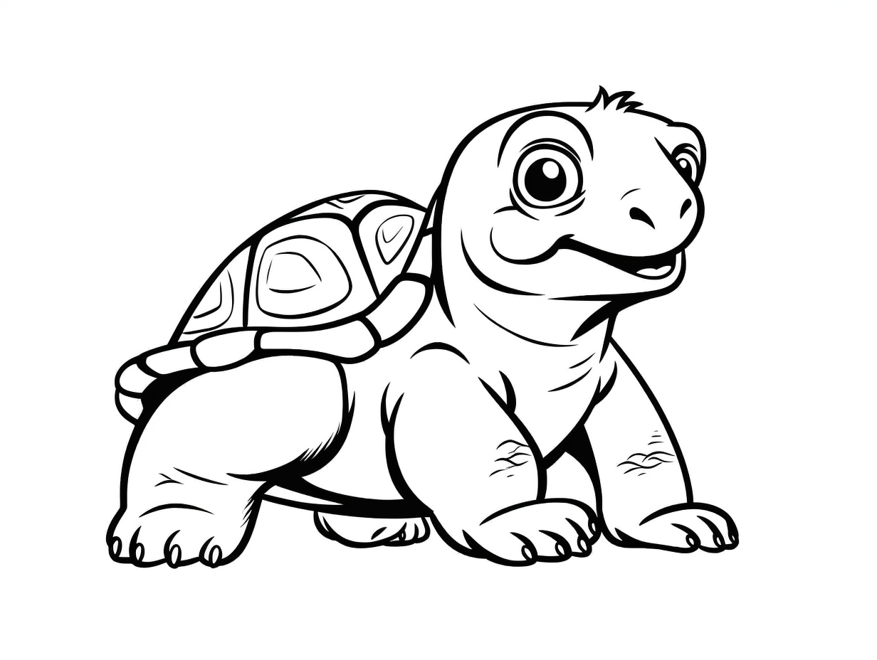 Snapping Turtle Color By Number Coloring Page Snapping Turtle Color By Number Coloring Page