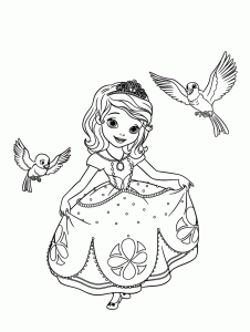 Sofia Coloring Book Pages Sofia Coloring Book Pages