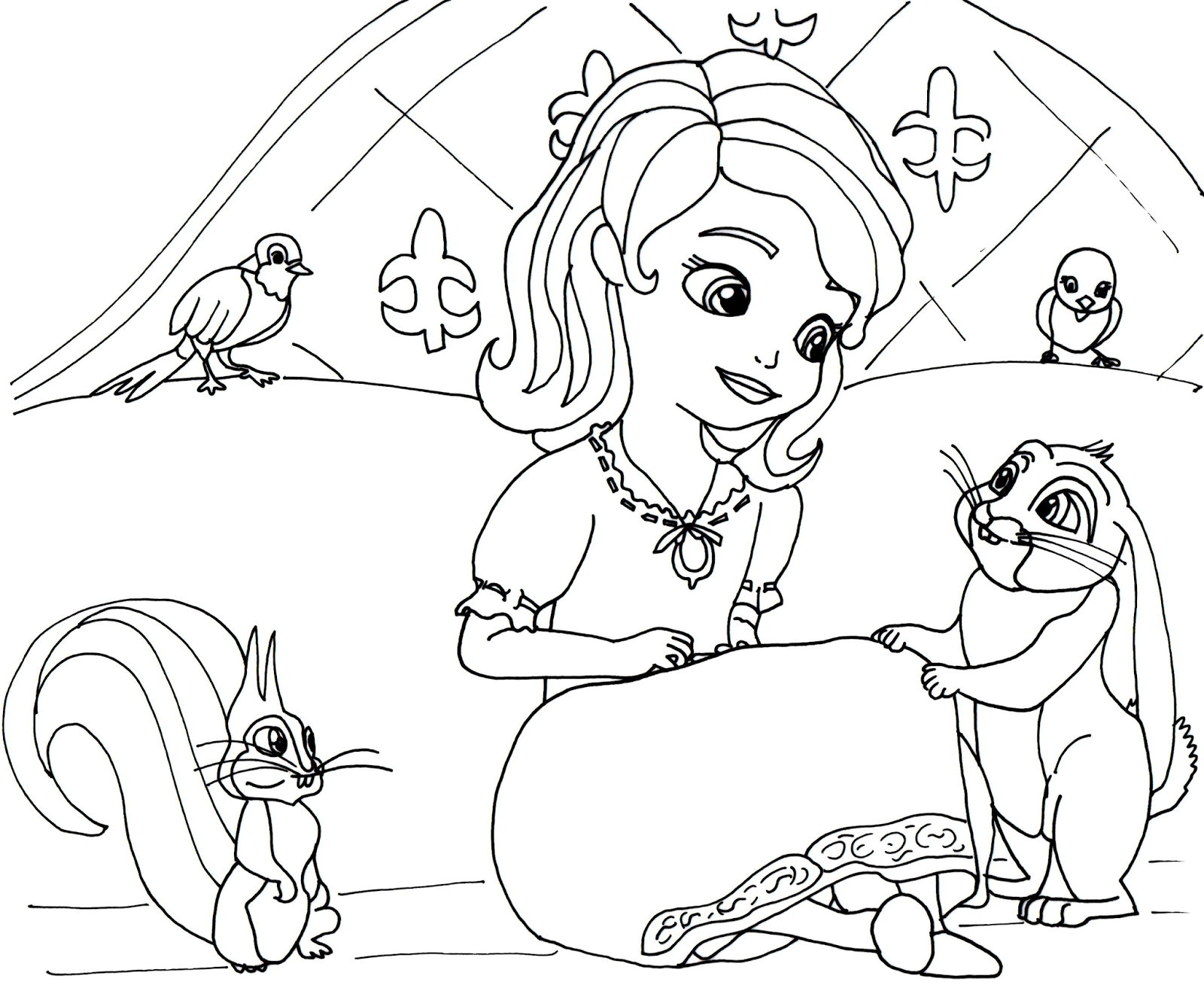 Sofia The First Coloring Pages Coloring Home Sofia The First Coloring Pages Coloring Home