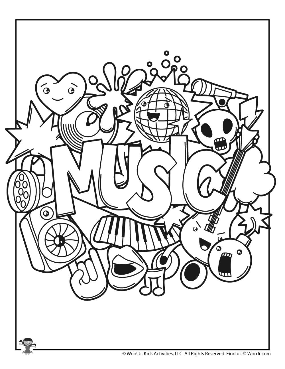 Songs Coloring Pages Coloring Home Songs Coloring Pages Coloring Home