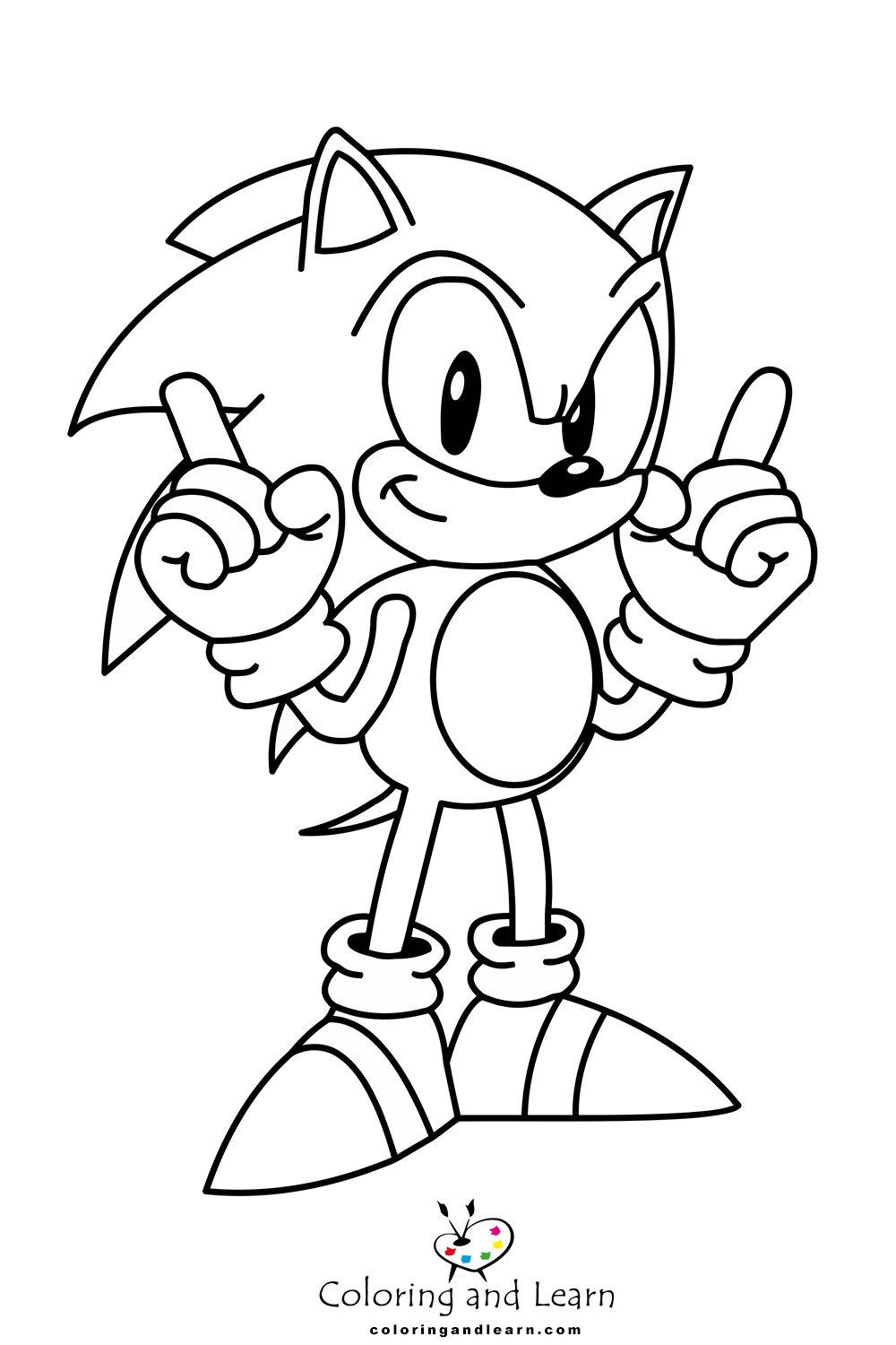 Sonic Coloring Pages FREE 2025 Coloring And Learn Sonic Coloring Pages FREE 2025 Coloring And Learn