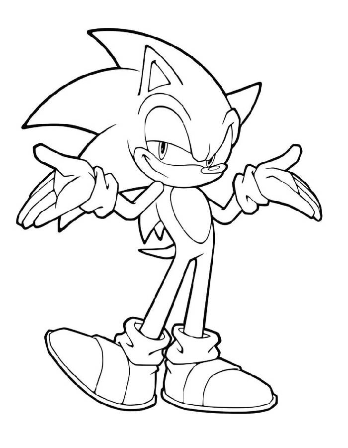 Sonic coloring page pdf Sonic coloring page pdf