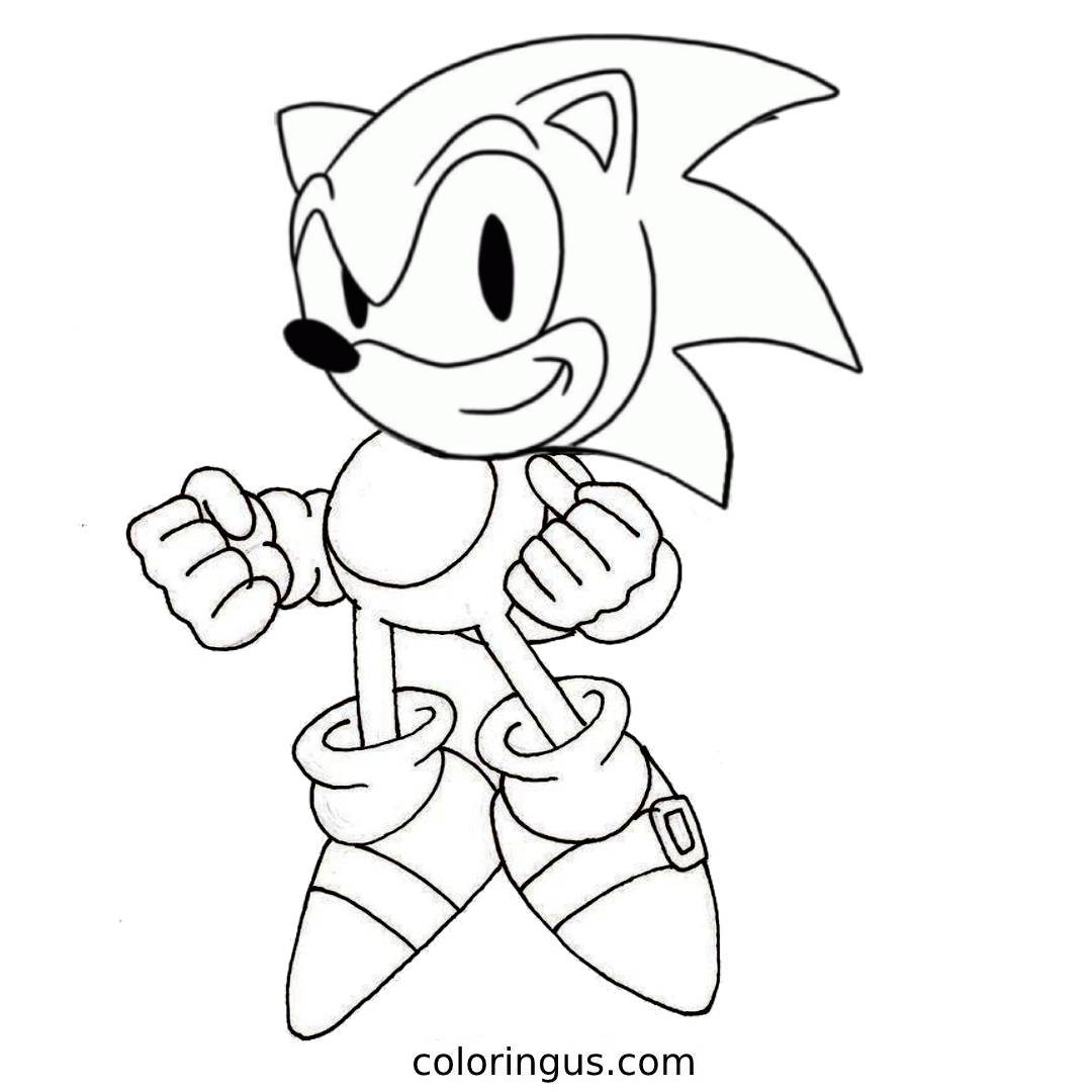 Sonic Coloring Pages Free Printable PDF Sonic Coloring Pages Free Printable PDF