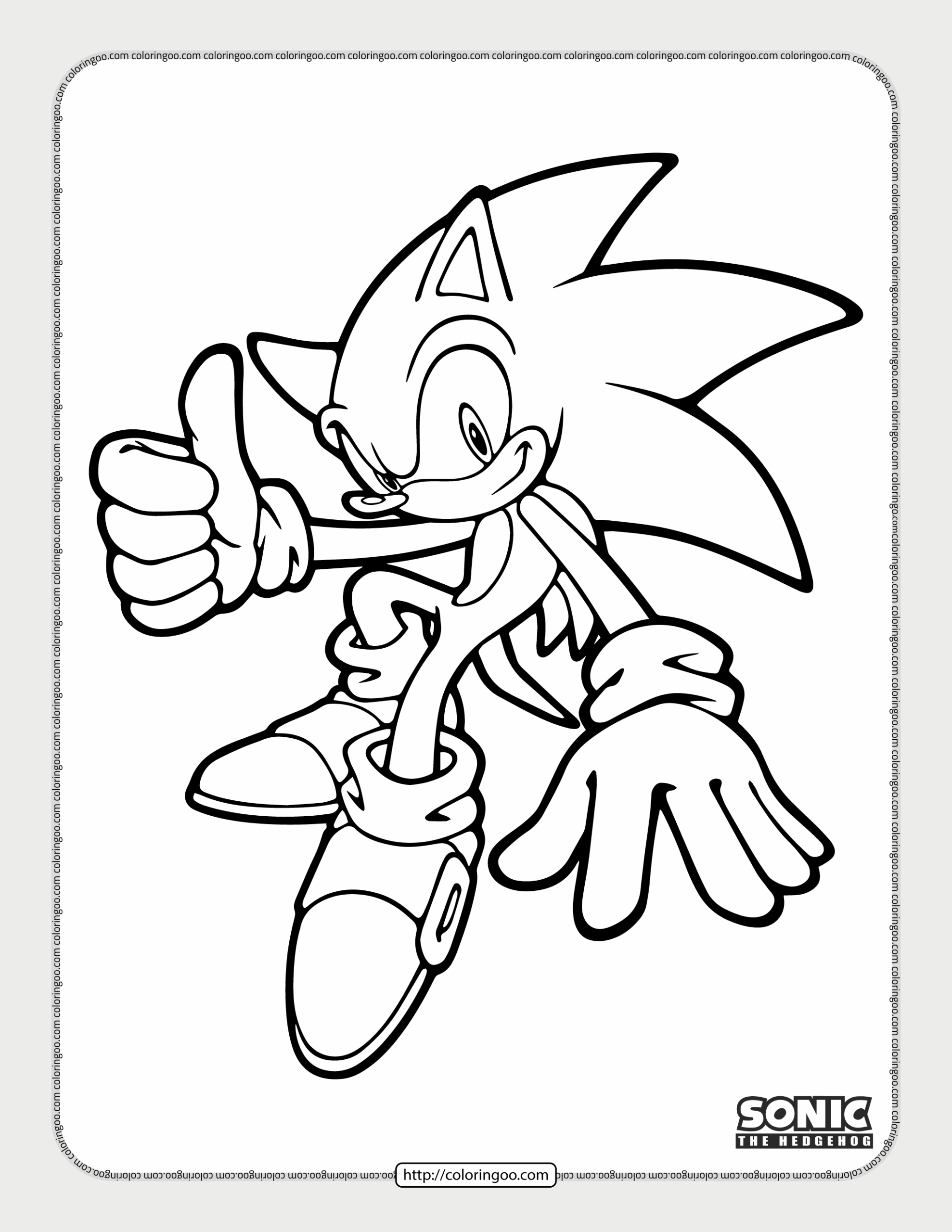 sonic coloring sheets sonic coloring sheets