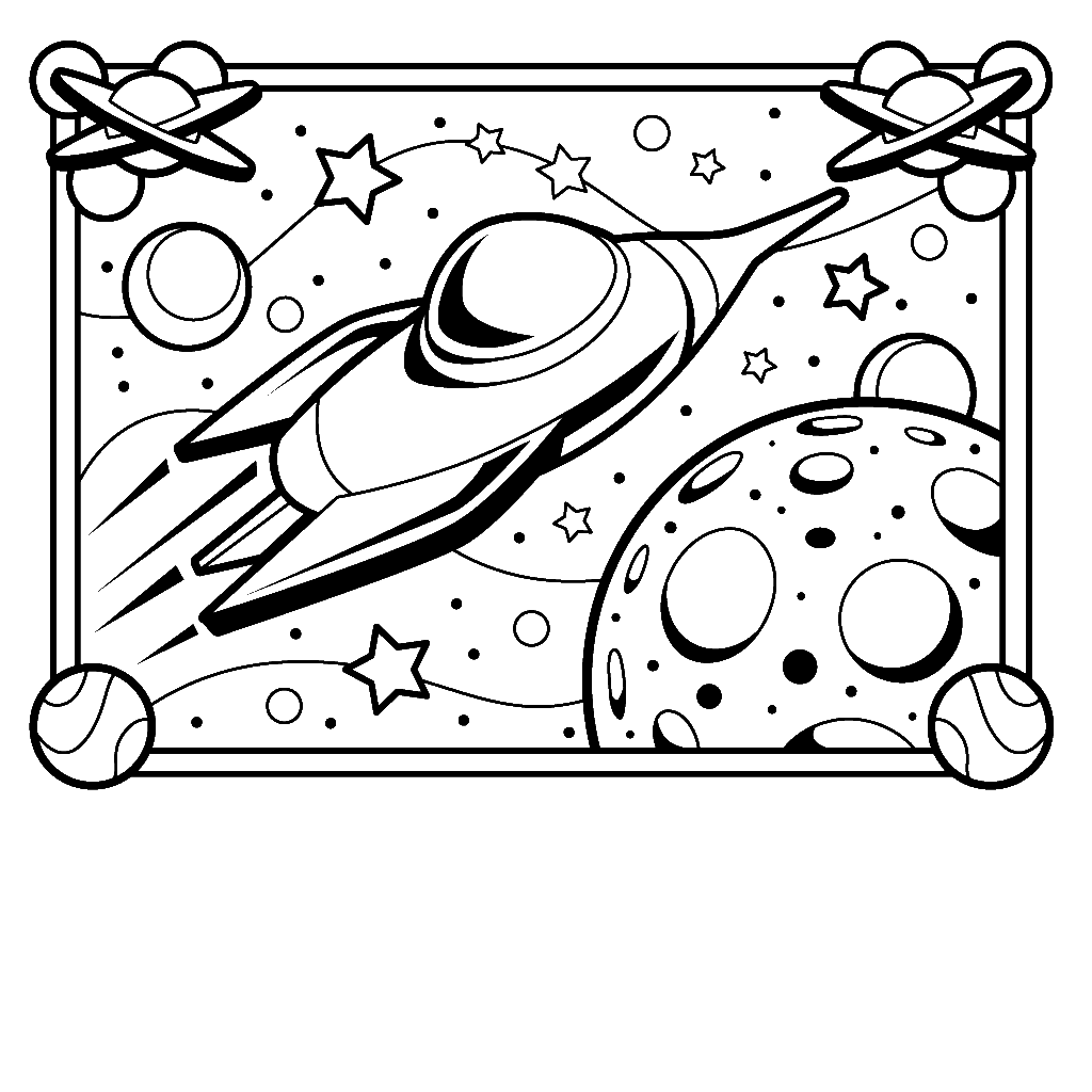 Space Coloring Pages Printable Coloring Home Space Coloring Pages Printable Coloring Home
