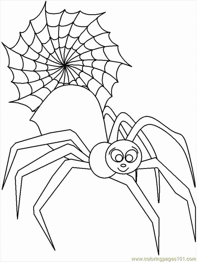 Spider Coloring Pages For Kids Coloring Home Spider Coloring Pages For Kids Coloring Home