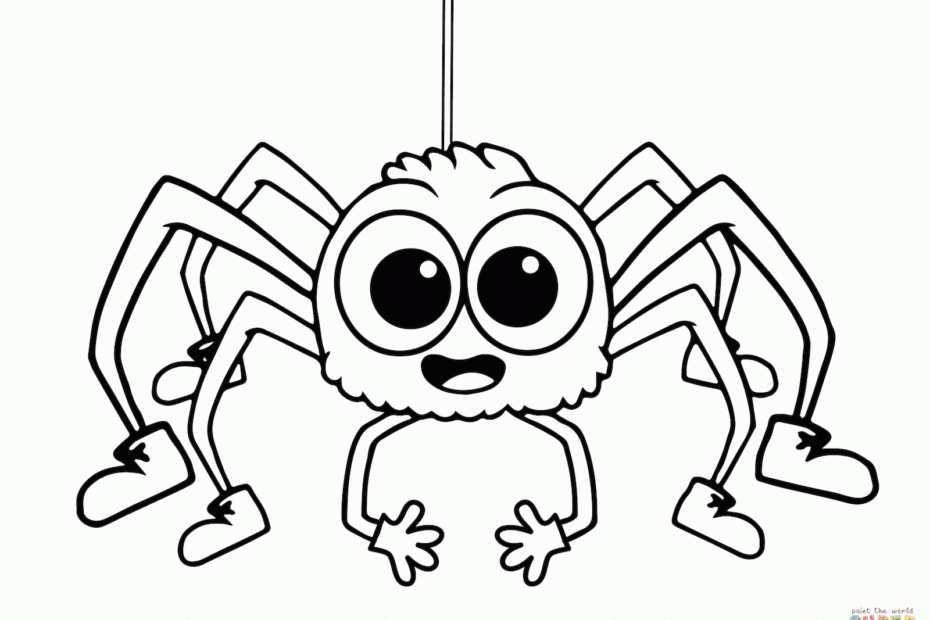 Spider Coloring Pages Printable Coloring Home