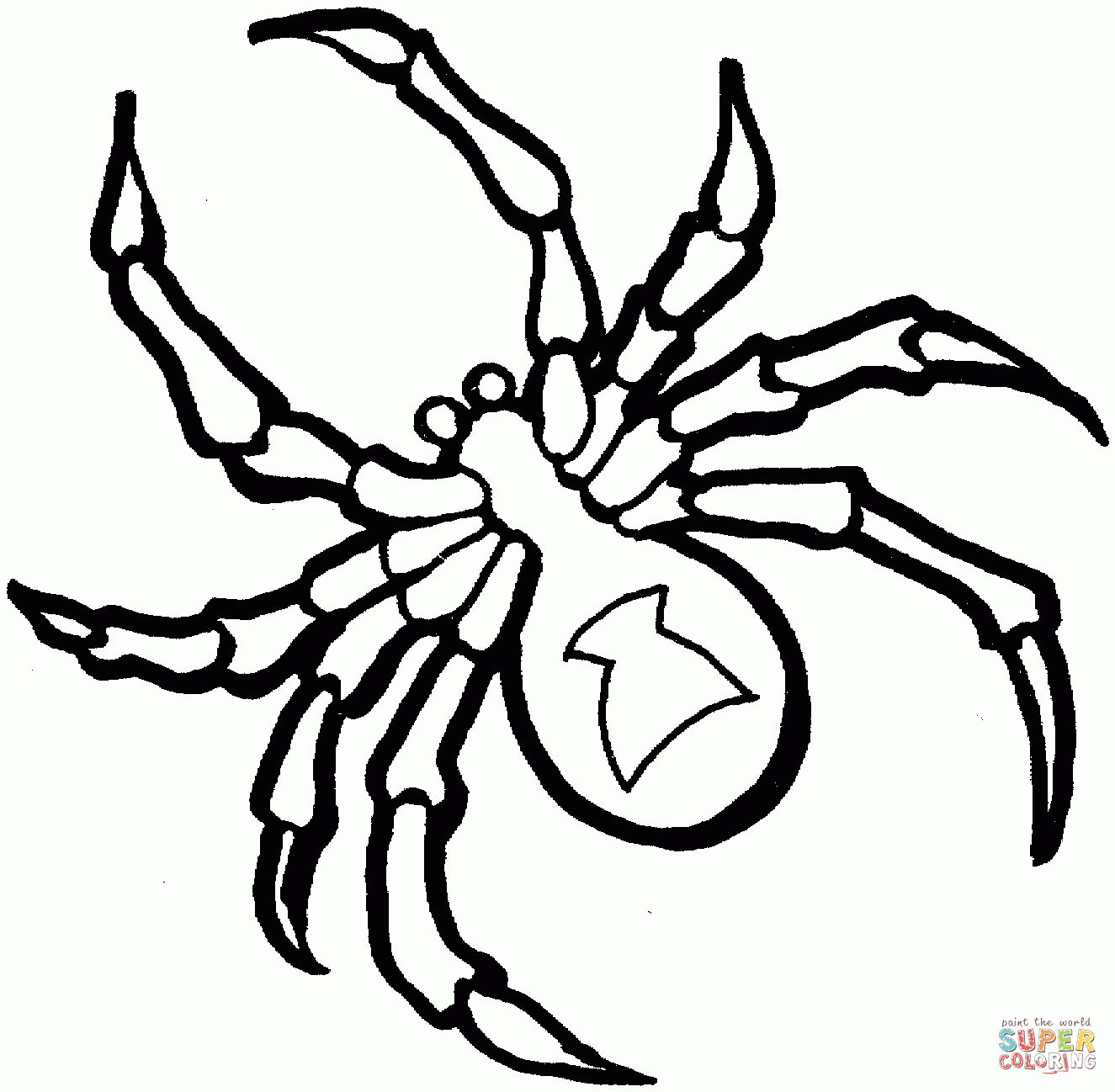Spider Coloring Pages Printable Coloring Home Spider Coloring Pages Printable Coloring Home
