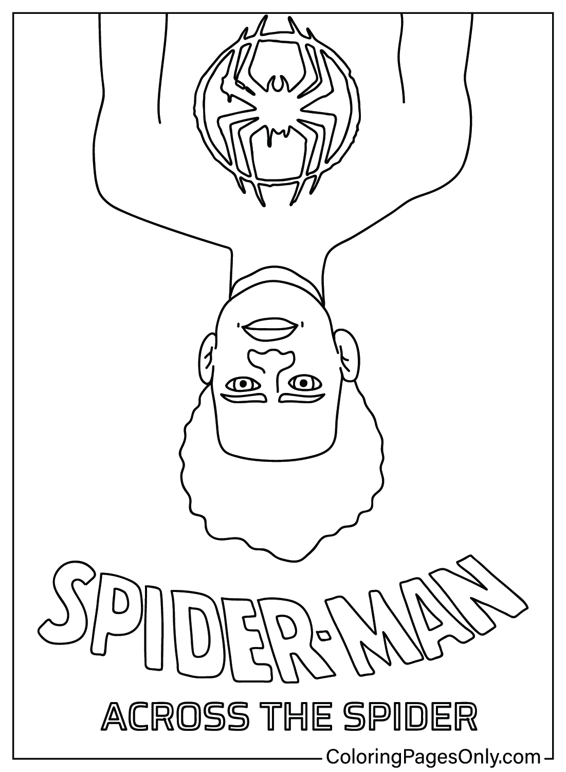 Spider Man Across The Spider Color Page Free Printable Coloring Pages Spider Man Across The Spider Color Page Free Printable Coloring Pages