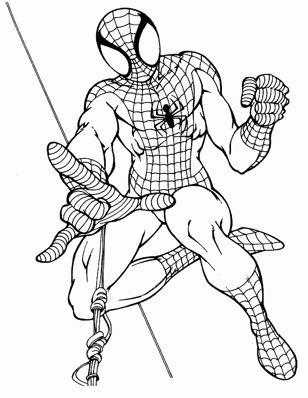 Spider Man Coloring Pages Coloring Home Spider Man Coloring Pages Coloring Home